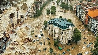 Несколько минут назад! Город Милан Италия превратился в океан, наводнение в Гессате