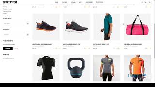 Sports Store        | Free Template  Yasu Melvyn screenshot 5