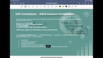 SAP High Availability - Course Overview | ASCS Installation