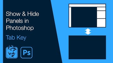 Show and Hide Panels in Photoshop (Tab Key)