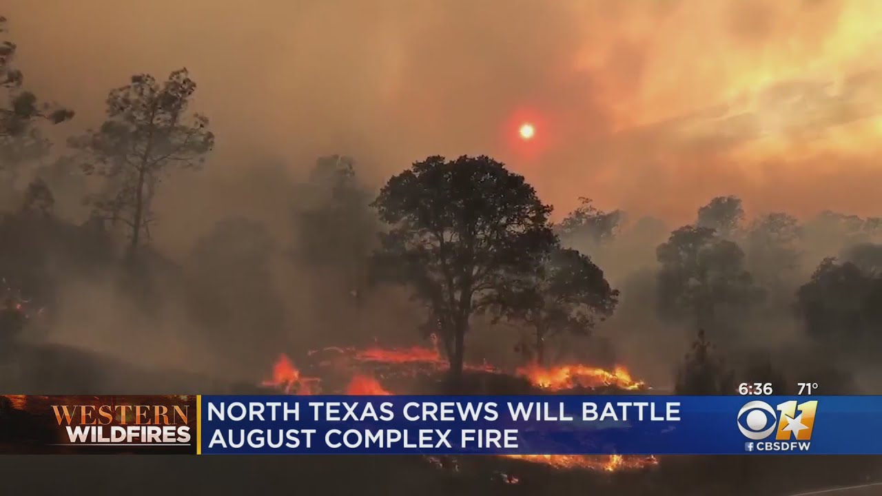 North Texas Crews Arrived In California To Help Fight Wildfires - YouTube