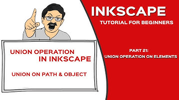 How to use Union on Paths | Inkscape tutorial for Beginners