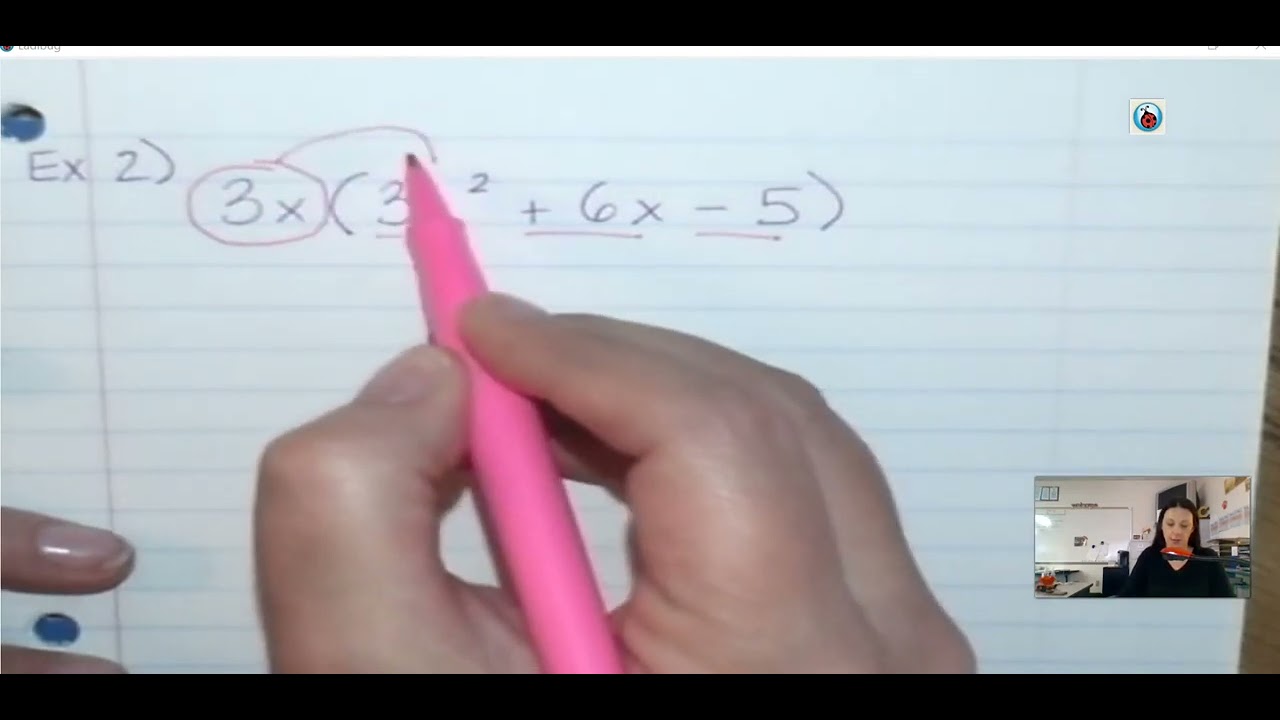 Lesson 18.1: Multiplying Polynomial Expressions by Monomials - YouTube