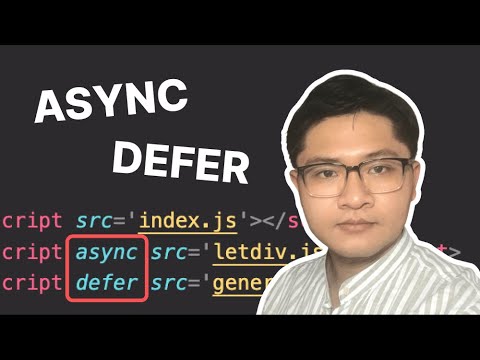 Lập Trình Web PHẢI phân biệt được ASYNC vs DEFER! - YouTube