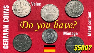 Deutche marks Coins Collection Worth Thousands!