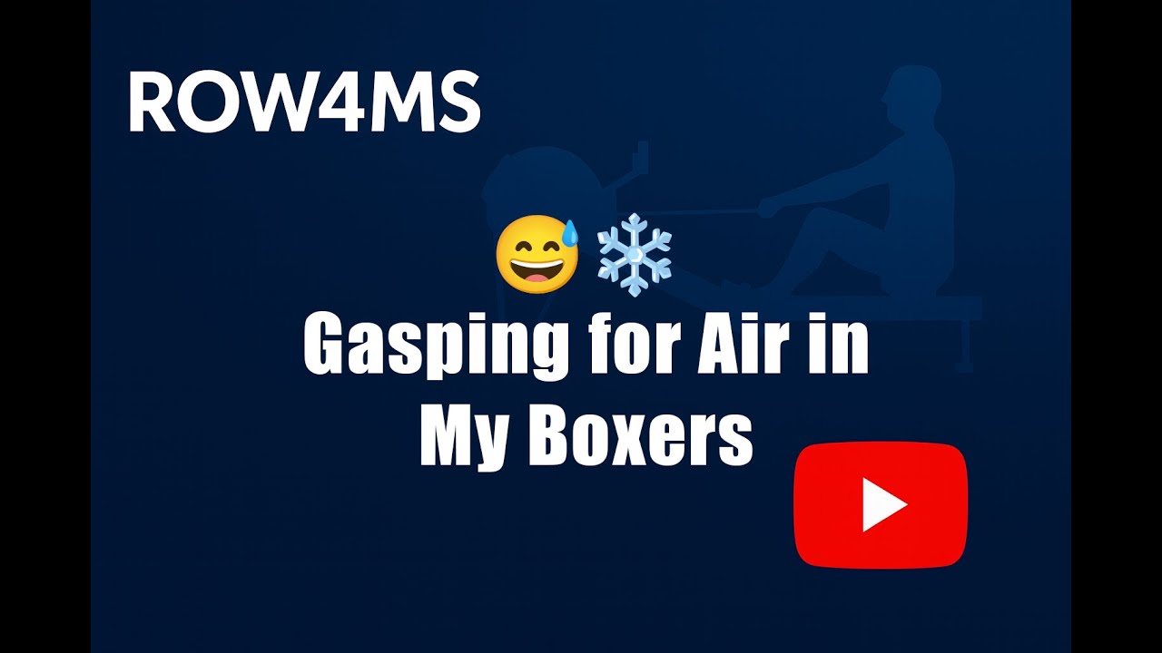 😅❄️ Gasping for Air in My Boxers | Learning to Breathe on the Rowing Machine