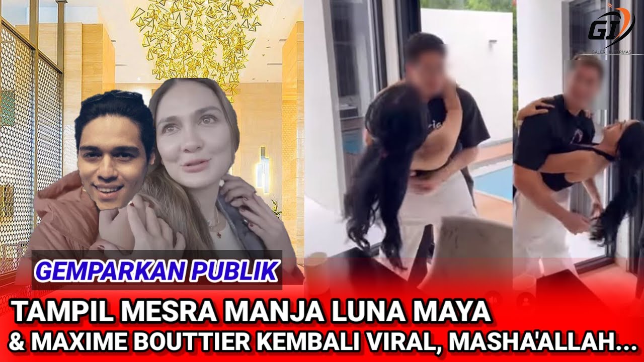 Wow....Manja Banget Luna Maya ke Maxime Bouttier Hingga Warganet Heboh