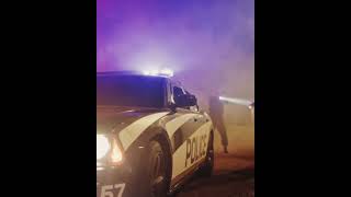 dramatic high speed police chase, suspect came to a violent end after the vehicle