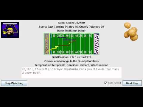 Week 7: East Carolina Pirates (4-2) @ Queefy Potat...