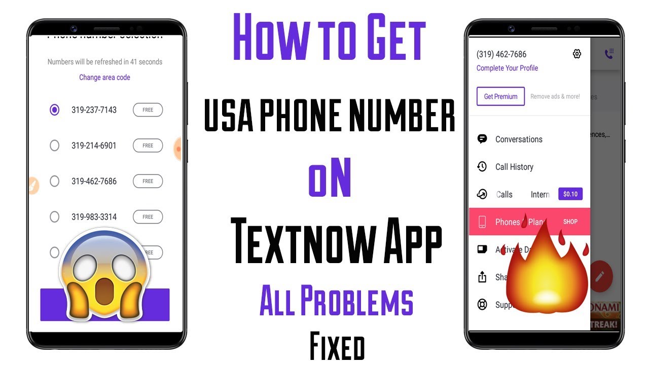 textnow free us phone number