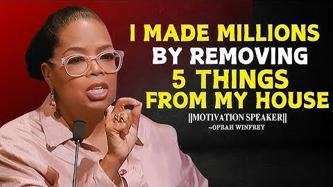 5 Things to Eliminate from Your Home Immediately | Oprah Winfrey Lifestyle Tips
