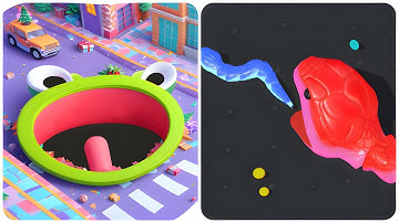 Hole.io vs Snake Clash.io - (All New Update, ASMR Game), Max Level