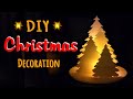 Lit Tree Silhouette - Christmas DIY / Woodworking