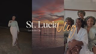 ST. LUCIA VLOG: SANDALS ALLINCLUSIVE RESORT, DESTINATION WEDDING, AND A LOT OF FOOD | Alexis Chanté
