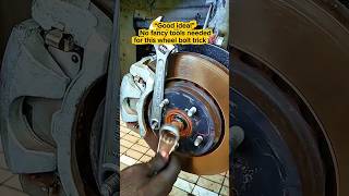 Wheel Bolt Removal Hack! Simple DIY Trick That Actually Works 🔧🚗🔥