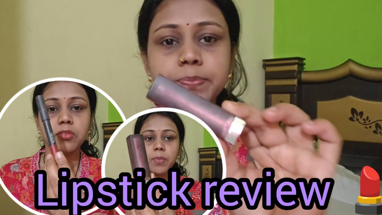 Maybelline and nykaa lipstick review 💄#youtube #makeup