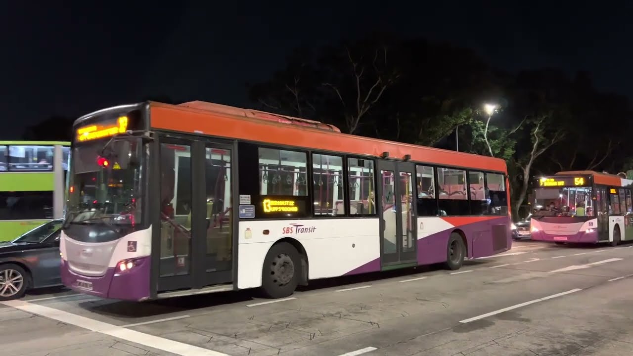Loud terrible engine - SBS Transit Scania K230UB SBS8307P Service 13