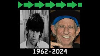Keith Richards Transformation (1962-2024)