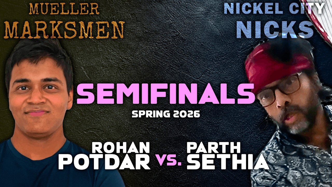 [#2 MM] Capt. Rohan Potdar vs. [#3 NCN] Parth Sethia | Spring '26 Team ...