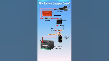 This Simple Circuit Charges a 12V Battery ⚡ No Transformer!