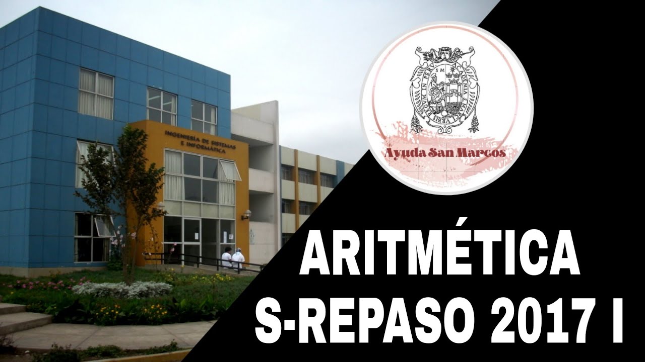 FULL REPASO🚨/ARITMÉTICA SEMANA 19 PRE SAN MARCOS 2017 I 📚🖥️