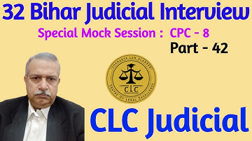 32 Bihar J Mock Interview Part 42