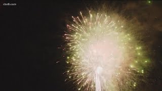 Illegal fireworks set off around San Diego after most shows canceled