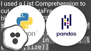 Split pandas dataframe in two if it has more than 10 rows