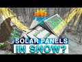 Do solar panels work in the winter and snow