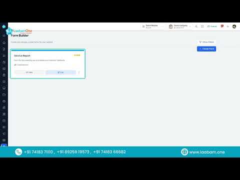 Form Builder Tutorial