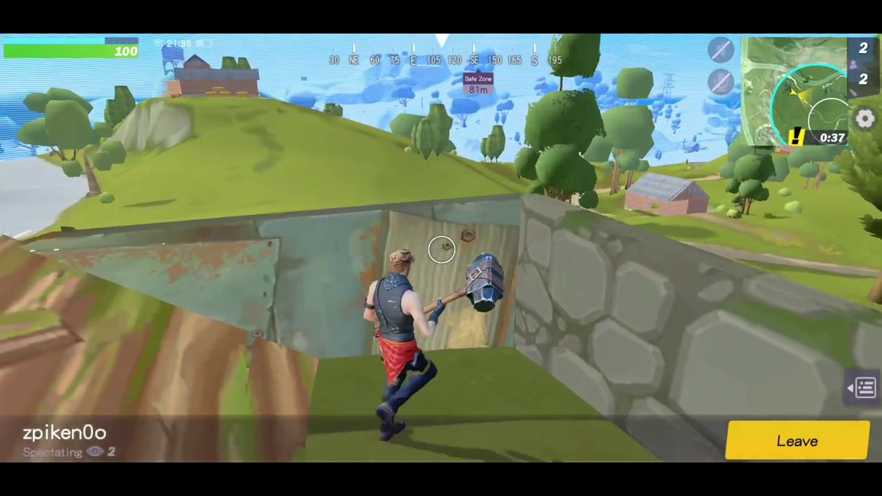 Fortnite on my Android Samsung Galaxy S9 Plus. Well sorta ... - 1280 x 720 jpeg 129kB