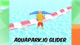 I CHEAT THE GAME WITH THE NEW GLIDER ITEM😂!!!AquaPark.io Gameplay