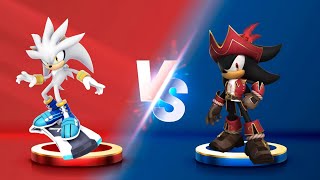 Sonic Dash - Captain Shadow VS Silver - Movie Sonic vs All Bosses Zazz Eggman