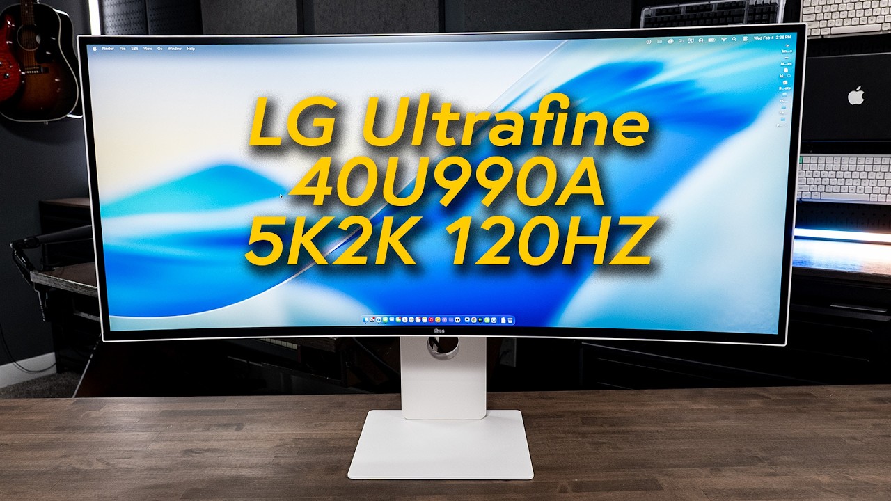 5K2K при 120 Гц! Тестирование монитора LG 40U990A UltraFine с Thunderbolt 5.