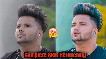 Complete Skin Retouching Tutorial in Mobile || New Trick Face Smooth Editing || @HarshEditz24