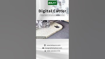Sponge composite leather cutting machine丨digital cutter