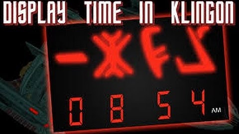 Klingon For Humans 3 - Numbers & Plurals