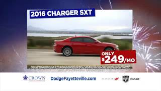 2016 Memorial Day Sale at Crown Dodge of Fayetteville in NC