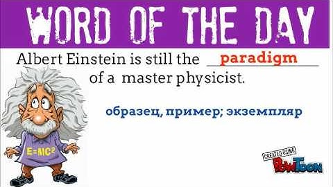 Word of the day: Paradigm