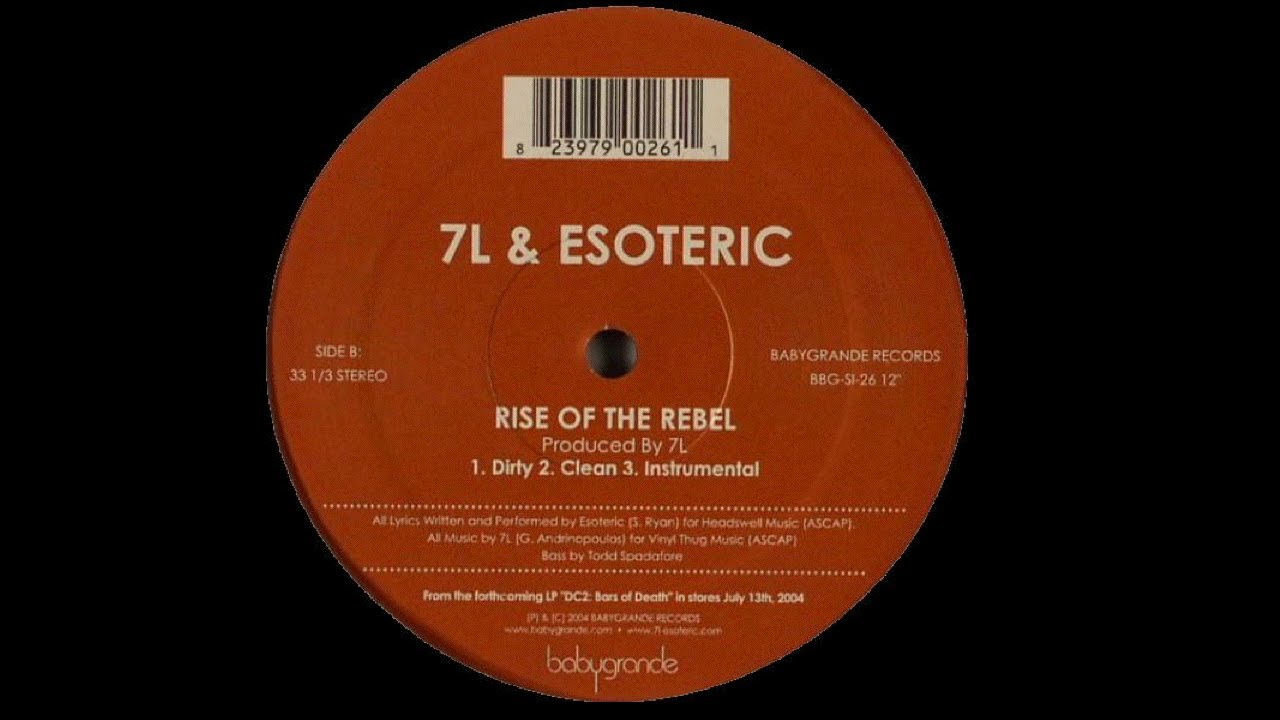 7L & Esoteric - Rise Of The Rebel (Clean) - YouTube