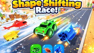 Shape Shifting Race 🚗💨 Crazy Transforming Vehicles Gameplay! screenshot 4