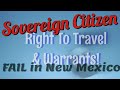 Sovereign Citizen “Wolfie” Attempts His Right To Travel - FAIL - Plus, extra footage!