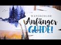 Aquarell Anfänger Tutorial 🎊 Watercolour Guide feat. White Nights