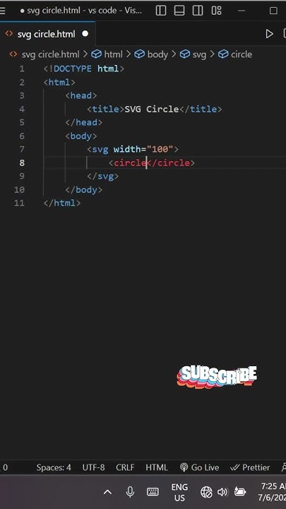 🧑🏻💻 How To Create SVG Circle | Html Css #html #shorts #trend - YouTube
