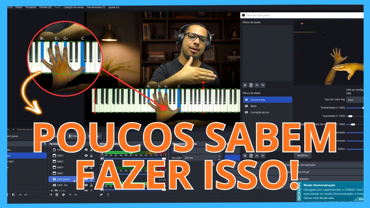 COMO Criar o Layout de Piano Que Faz as Notas ACENDEREM Debaixo dos Seus Dedos (SEGREDO REVELADO)