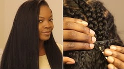 How to Put in a Sew In Weave on Yourself: Most Natural Looking