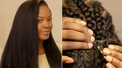 How to Put in a Sew In Weave on Yourself: Most Natural Looking