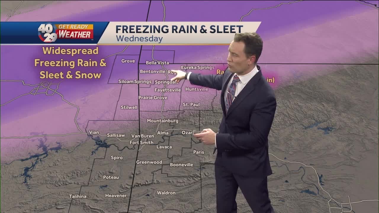 Morning rain to affect commute in Arkansas; sleet possible in Benton ...