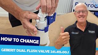 Changing a Standard Flush to a Pneumatic Flush on a Geberit Dual Flush Valve 241.415.00.1