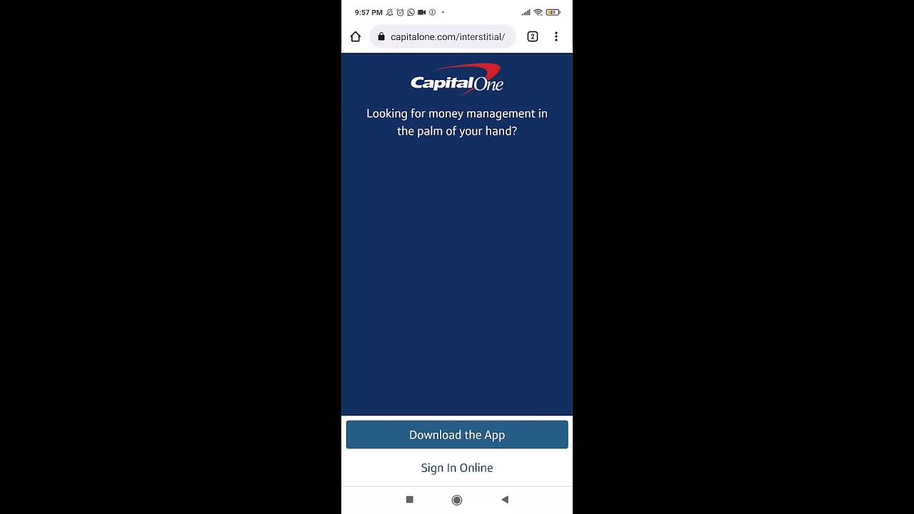 Capital One Recover Account Username Or Password Capital One YouTube
